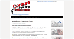 Desktop Screenshot of morleydentureprofessionals.com.au